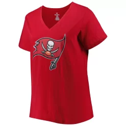Women's Fanatics Branded Tom Brady Red Tampa Bay Buccaneers Plus Size Player Name & Number Logo V-Neck T-Shirt 7 Women's Fanatics Branded Tom Brady Red Tampa Bay Buccaneers Plus Size Player Name & Number Logo V-Neck T-Shirt -Fanatics Clothing Shop 5995039 ALT2