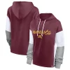 Women's Fanatics Branded Maroon Minnesota Golden Gophers Play It Safe Colorblock Pullover Hoodie -Fanatics Clothing Shop 5995496