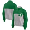 Women's Fanatics Branded Green/Heathered Gray Oregon Ducks Sideline to Sideline Colorblock Quarter-Zip Jacket 2 Women's Fanatics Branded Green/Heathered Gray Oregon Ducks Sideline to Sideline Colorblock Quarter-Zip Jacket -Fanatics Clothing Shop 6001483