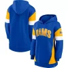 Women's Fanatics Branded Royal/Gold Los Angeles Rams Lock It Down Pullover Hoodie -Fanatics Clothing Shop 6001716