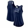Women's Fanatics Branded Navy Chicago White Sox Simplicity Swing Racerback Scoop Neck Tank Top -Fanatics Clothing Shop 6002229