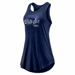 Women's Fanatics Branded Navy Chicago White Sox Simplicity Swing Racerback Scoop Neck Tank Top 7 Women's Fanatics Branded Navy Chicago White Sox Simplicity Swing Racerback Scoop Neck Tank Top -Fanatics Clothing Shop 6002229 ALT2