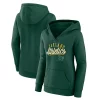 Women's Fanatics Branded Green Oakland Athletics Simplicity Crossover V-Neck Pullover Hoodie -Fanatics Clothing Shop 6002452