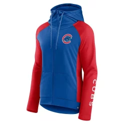 Women's Fanatics Branded Royal/Red Chicago Cubs Iconic Raglan Full-Zip Hoodie 7 Women's Fanatics Branded Royal/Red Chicago Cubs Iconic Raglan Full-Zip Hoodie -Fanatics Clothing Shop 6002457 ALT2