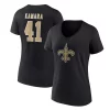 Women's Fanatics Branded Alvin Kamara Black New Orleans Saints Player Icon Name & Number V-Neck T-Shirt 1 Women's Fanatics Branded Alvin Kamara Black New Orleans Saints Player Icon Name & Number V-Neck T-Shirt -Fanatics Clothing Shop 6010472