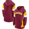 Women's Fanatics Branded Burgundy/Gold Washington Commanders Lock It Down Pullover Hoodie -Fanatics Clothing Shop 6025033