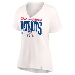Women's Fanatics Branded Oatmeal New England Patriots Motivating Force V-Neck T-Shirt -Fanatics Clothing Shop 6026049 ALT2