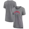 Women's Fanatics Branded Heathered Gray New England Patriots Drop Back Modern T-Shirt 2 Women's Fanatics Branded Heathered Gray New England Patriots Drop Back Modern T-Shirt -Fanatics Clothing Shop 6026178