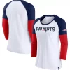 Women's Fanatics Branded White/Navy New England Patriots Durable Raglan 3/4-Sleeve T-Shirt 1 Women's Fanatics Branded White/Navy New England Patriots Durable Raglan 3/4-Sleeve T-Shirt -Fanatics Clothing Shop 6026205