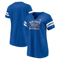 Women's Fanatics Branded Heather Royal New York Mets Quick Out Tri-Blend Raglan Notch Neck T-Shirt 6 Women's Fanatics Branded Heather Royal New York Mets Quick Out Tri-Blend Raglan Notch Neck T-Shirt -Fanatics Clothing Shop 6026285 ALT