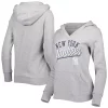 Women's Fanatics Branded Heather Gray New York Yankees Simplicity Crossover V-Neck Pullover Hoodie 1 Women's Fanatics Branded Heather Gray New York Yankees Simplicity Crossover V-Neck Pullover Hoodie -Fanatics Clothing Shop 6026803