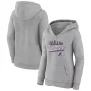 Women's Fanatics Branded Gray Colorado Avalanche Simplicity Crossover V-Neck Pullover Hoodie -Fanatics Clothing Shop 6027413