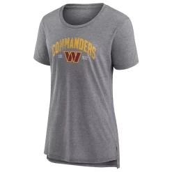Women's Fanatics Branded Heathered Gray Washington Commanders Drop Back Modern T-Shirt 7 Women's Fanatics Branded Heathered Gray Washington Commanders Drop Back Modern T-Shirt -Fanatics Clothing Shop 6027496 ALT2