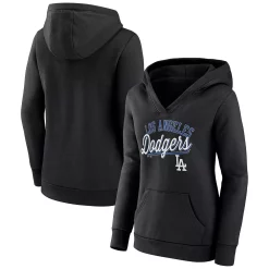 Women's Fanatics Branded Black Los Angeles Dodgers Simplicity Crossover V-Neck Pullover Hoodie 6 Women's Fanatics Branded Black Los Angeles Dodgers Simplicity Crossover V-Neck Pullover Hoodie -Fanatics Clothing Shop 6027560 ALT