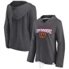 Women's Fanatics Branded Heathered Charcoal Washington Commanders First Team Flowy Pullover Hoodie -Fanatics Clothing Shop 6027888