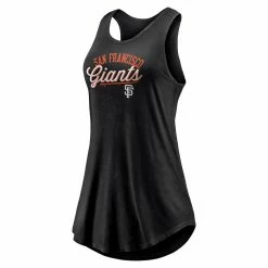 Women's Fanatics Branded Black San Francisco Giants Simplicity Swing Racerback Scoop Neck Tank Top 7 Women's Fanatics Branded Black San Francisco Giants Simplicity Swing Racerback Scoop Neck Tank Top -Fanatics Clothing Shop 6029231 ALT2
