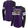 Women's Fanatics Branded Purple/Black Baltimore Ravens Plus Size True to Form Lace-Up V-Neck Raglan Long Sleeve T-Shirt 1 Women's Fanatics Branded Purple/Black Baltimore Ravens Plus Size True to Form Lace-Up V-Neck Raglan Long Sleeve T-Shirt -Fanatics Clothing Shop 6064166