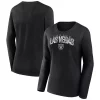 Women's Fanatics Branded Black Las Vegas Raiders Plus Size Measure Distance Scoop Neck Long Sleeve T-Shirt 2 Women's Fanatics Branded Black Las Vegas Raiders Plus Size Measure Distance Scoop Neck Long Sleeve T-Shirt -Fanatics Clothing Shop 6078253