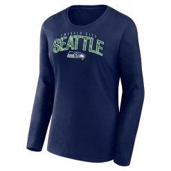 Women's Fanatics Branded College Navy Seattle Seahawks Plus Size Measure Distance Scoop Neck Long Sleeve T-Shirt 7 Women's Fanatics Branded College Navy Seattle Seahawks Plus Size Measure Distance Scoop Neck Long Sleeve T-Shirt -Fanatics Clothing Shop 6078783 ALT2