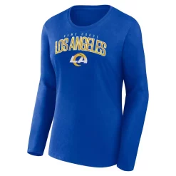 Women's Fanatics Branded Royal Los Angeles Rams Plus Size Measure Distance Scoop Neck Long Sleeve T-Shirt 7 Women's Fanatics Branded Royal Los Angeles Rams Plus Size Measure Distance Scoop Neck Long Sleeve T-Shirt -Fanatics Clothing Shop 6079259 ALT2