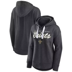 Women's Fanatics Branded Heather Charcoal New Orleans Saints Set To Fly Pullover Hoodie 6 Women's Fanatics Branded Heather Charcoal New Orleans Saints Set To Fly Pullover Hoodie -Fanatics Clothing Shop 6080594 ALT