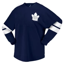 Women's Fanatics Branded Blue Toronto Maple Leafs Jersey Long Sleeve T-Shirt -Fanatics Clothing Shop 6082084 ALT2