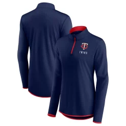 Women's Fanatics Branded Navy Minnesota Twins Worth The Drive Quarter-Zip Jacket 6 Women's Fanatics Branded Navy Minnesota Twins Worth The Drive Quarter-Zip Jacket -Fanatics Clothing Shop 6083886 ALT