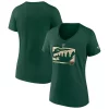 Women's Fanatics Branded Green Minnesota Wild Authentic Pro Core Collection Secondary Logo V-Neck T-Shirt 2 Women's Fanatics Branded Green Minnesota Wild Authentic Pro Core Collection Secondary Logo V-Neck T-Shirt -Fanatics Clothing Shop 6086806