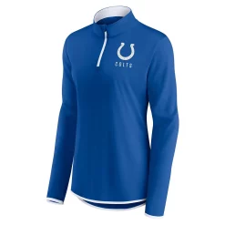 Women's Fanatics Branded Royal Indianapolis Colts Worth the Drive Quarter-Zip Top -Fanatics Clothing Shop 6086813 ALT2