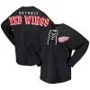 Women's Fanatics Branded Black Detroit Red Wings Spirit Lace-Up V-Neck Long Sleeve Jersey T-Shirt 2 Women's Fanatics Branded Black Detroit Red Wings Spirit Lace-Up V-Neck Long Sleeve Jersey T-Shirt -Fanatics Clothing Shop 6105541