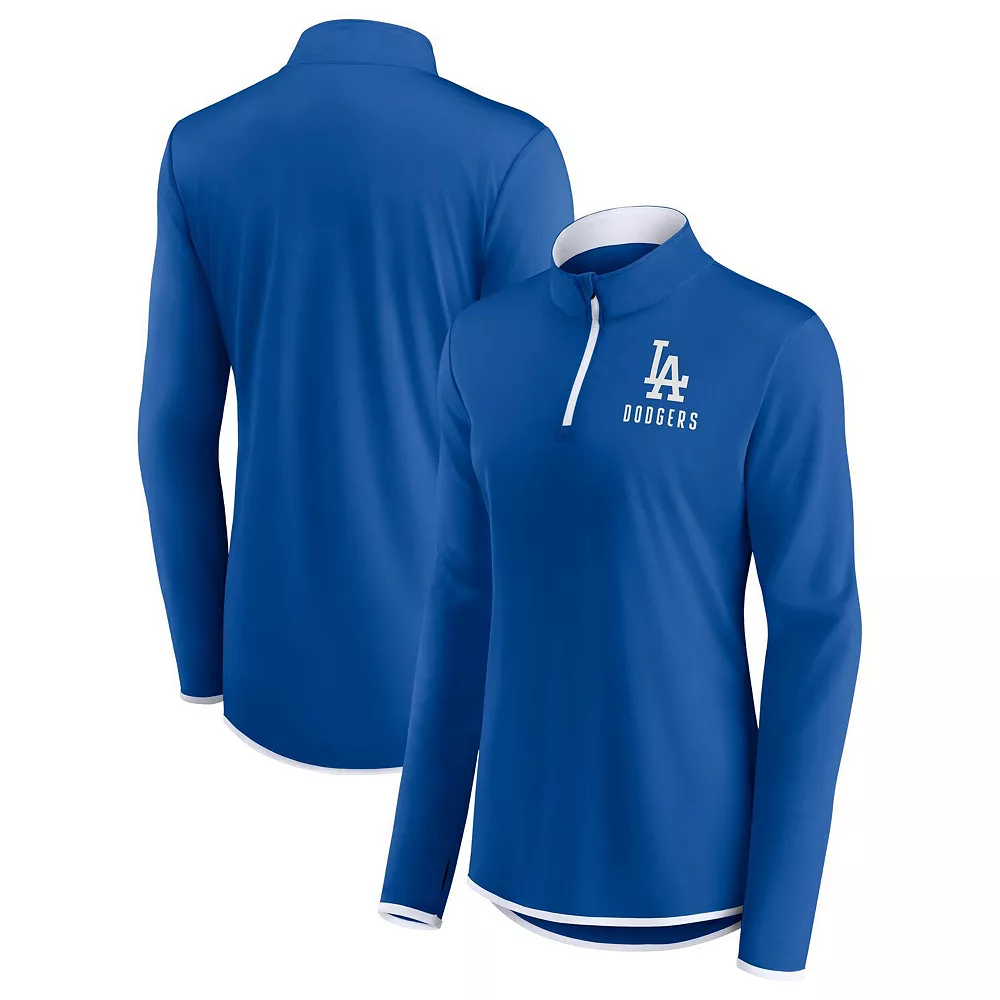 Women's Fanatics Branded Royal Los Angeles Dodgers Worth The Drive Quarter-Zip Jacket 4 Women's Fanatics Branded Royal Los Angeles Dodgers Worth The Drive Quarter-Zip Jacket - Image 2