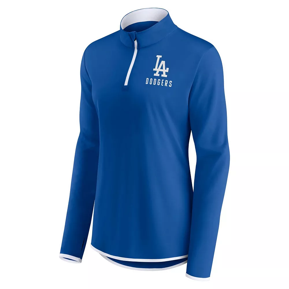 Women's Fanatics Branded Royal Los Angeles Dodgers Worth The Drive Quarter-Zip Jacket 5 Women's Fanatics Branded Royal Los Angeles Dodgers Worth The Drive Quarter-Zip Jacket - Image 3