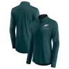 Women's Fanatics Branded Midnight Green Philadelphia Eagles Plus Size Worth the Drive Quarter-Zip Top -Fanatics Clothing Shop 6111371