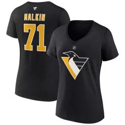 Women's Fanatics Branded Evgeni Malkin Black Pittsburgh Penguins Special Edition 2.0 Name & Number V-Neck T-Shirt -Fanatics Clothing Shop 6111953 ALT