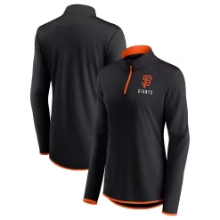 Women's Fanatics Branded Black San Francisco Giants Worth The Drive Quarter-Zip Jacket -Fanatics Clothing Shop 6112140 ALT