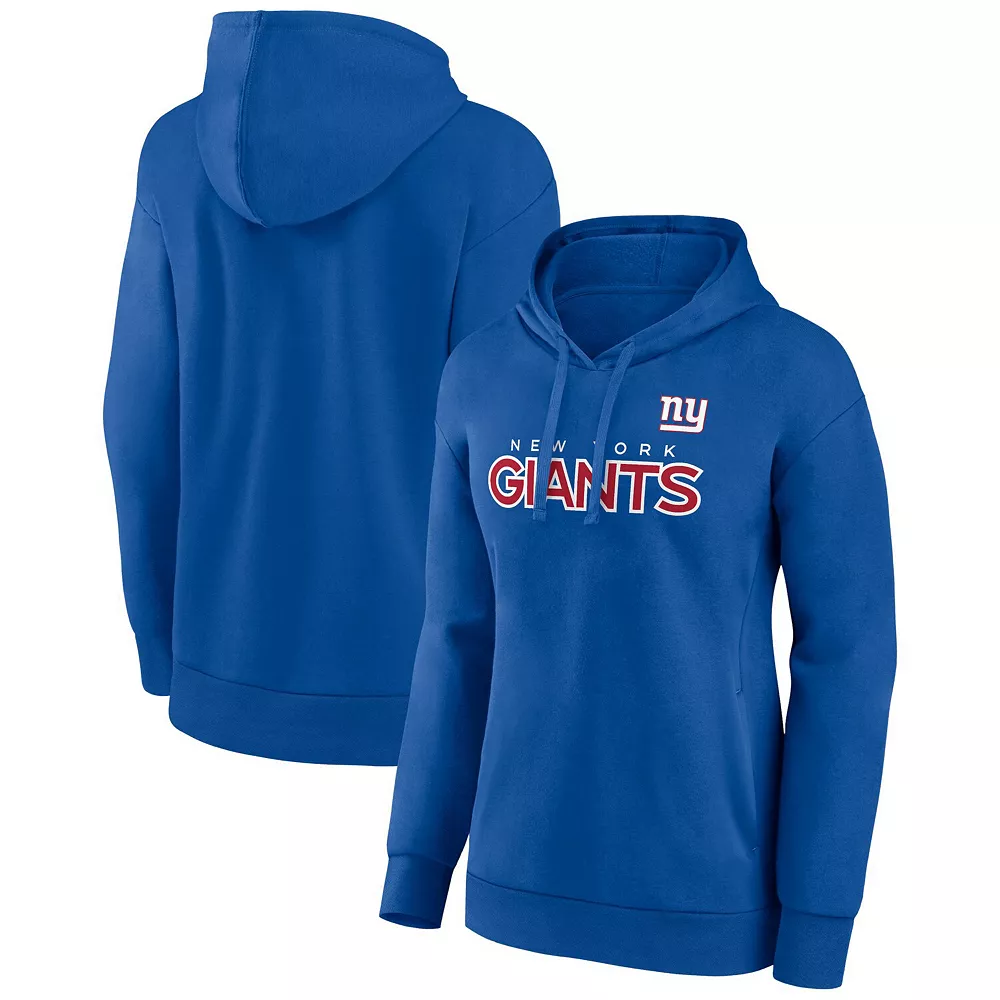 Women's Fanatics Branded Royal New York Giants Checklist Crossover V-Neck Pullover Hoodie 3 Women's Fanatics Branded Royal New York Giants Checklist Crossover V-Neck Pullover Hoodie