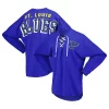 Women's Fanatics Branded Blue St. Louis Blues Spirit Lace-Up V-Neck Long Sleeve Jersey T-Shirt -Fanatics Clothing Shop 6112568