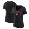 Women's Fanatics Branded Black New England Patriots Plus Size Drop Back V-Neck T-Shirt -Fanatics Clothing Shop 6112648