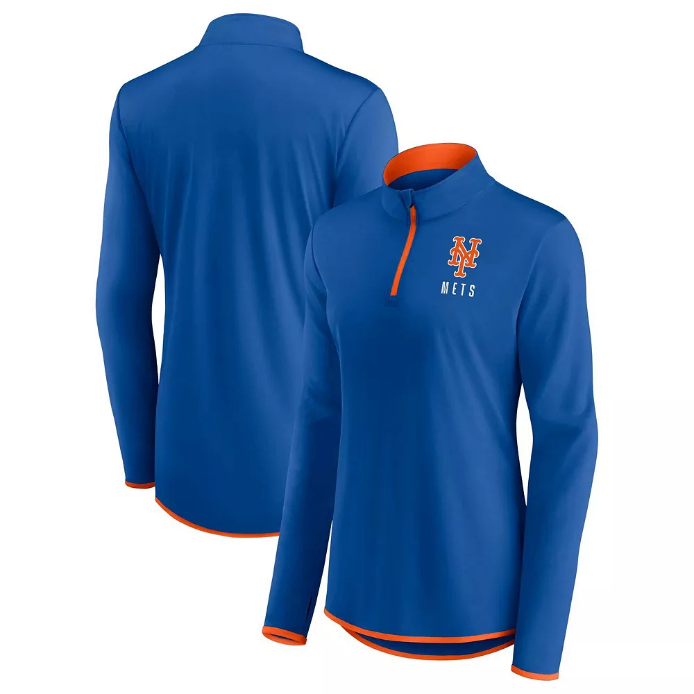 Women's Fanatics Branded Royal New York Mets Worth The Drive Quarter-Zip Jacket 3 Women's Fanatics Branded Royal New York Mets Worth The Drive Quarter-Zip Jacket