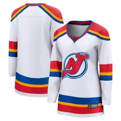 Women's Fanatics Branded White New Jersey Devils Special Edition 2.0 Breakaway Blank Jersey