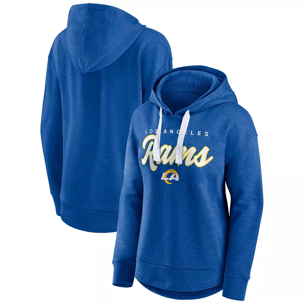 Women's Fanatics Branded Heather Royal Los Angeles Rams Set To Fly Pullover Hoodie 4 Women's Fanatics Branded Heather Royal Los Angeles Rams Set To Fly Pullover Hoodie - Image 2