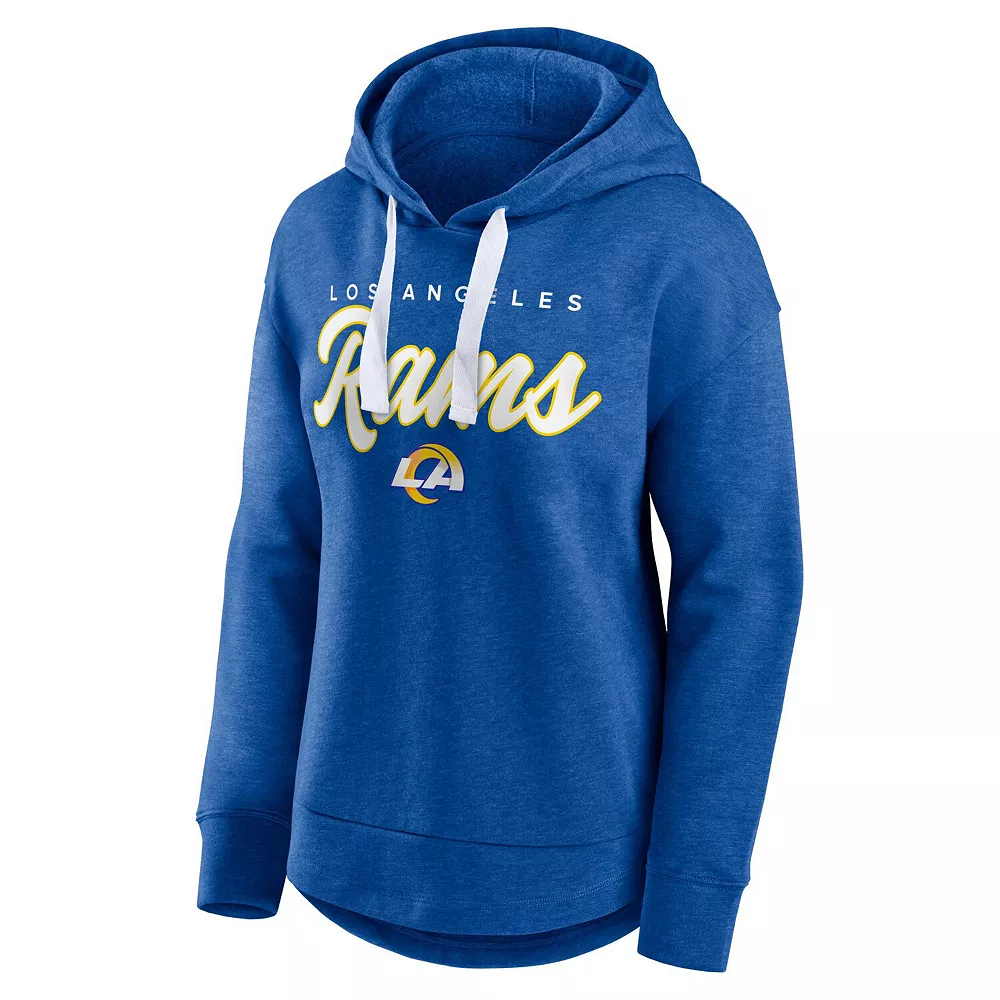 Women's Fanatics Branded Heather Royal Los Angeles Rams Set To Fly Pullover Hoodie 5 Women's Fanatics Branded Heather Royal Los Angeles Rams Set To Fly Pullover Hoodie - Image 3