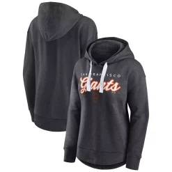 Women's Fanatics Branded Heathered Charcoal San Francisco Giants Set to Fly Pullover Hoodie -Fanatics Clothing Shop 6126375 ALT