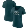Women's Fanatics Branded Midnight Green Philadelphia Eagles Slogan V-Neck T-Shirt 2 Women's Fanatics Branded Midnight Green Philadelphia Eagles Slogan V-Neck T-Shirt -Fanatics Clothing Shop 6128384