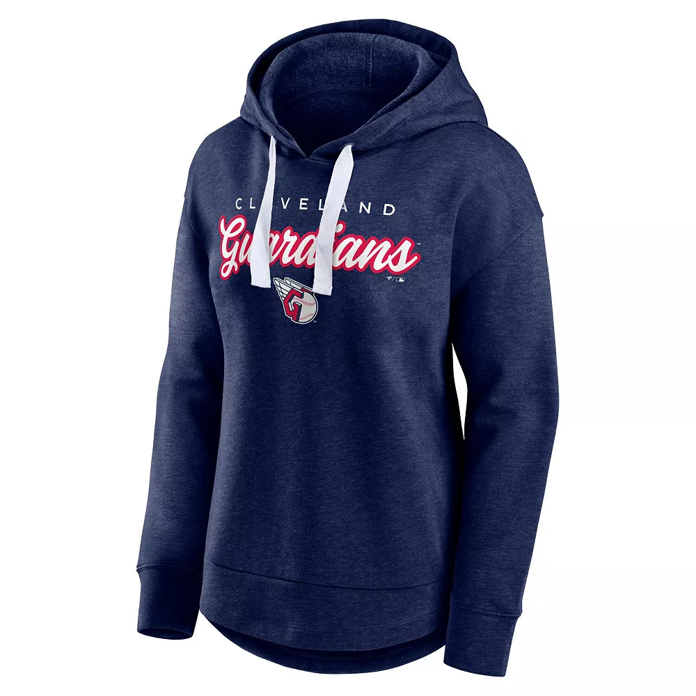 Women's Fanatics Branded Heathered Navy Cleveland Guardians Set to Fly Pullover Hoodie 5 Women's Fanatics Branded Heathered Navy Cleveland Guardians Set to Fly Pullover Hoodie - Image 3