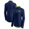 Women's Fanatics Branded College Navy Seattle Seahawks Worth the Drive Quarter-Zip Top -Fanatics Clothing Shop 6129779