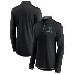 Women's Fanatics Branded Black Austin FC Worth the Drive Quarter-Zip Top -Fanatics Clothing Shop 6133895 ALT
