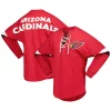 Women's Fanatics Branded Cardinal Arizona Cardinals Spirit Jersey Lace-Up V-Neck Long Sleeve T-Shirt -Fanatics Clothing Shop 6136776