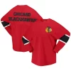 Women's Fanatics Branded Red Chicago Blackhawks Jersey Long Sleeve T-Shirt -Fanatics Clothing Shop 6154501
