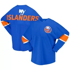 Women's Fanatics Branded Royal New York Islanders Jersey Long Sleeve T-Shirt